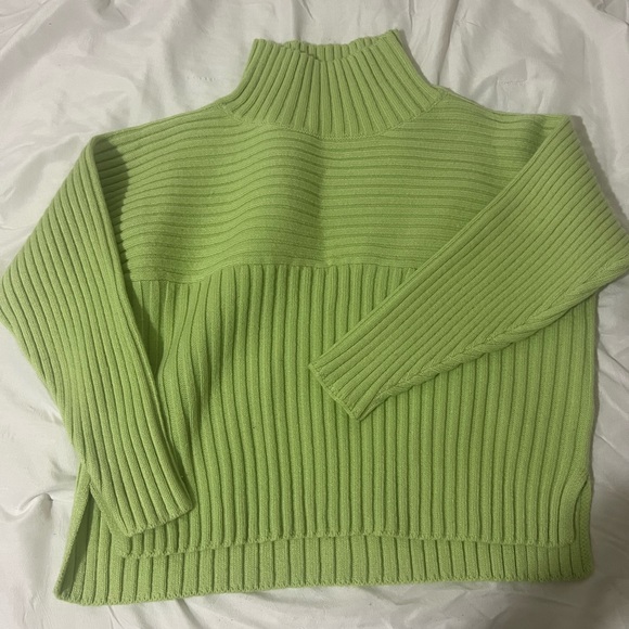 Lime Green Sweater - Picture 2 of 5
